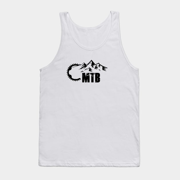 MTB Mountains Tank Top by ChrisWilson